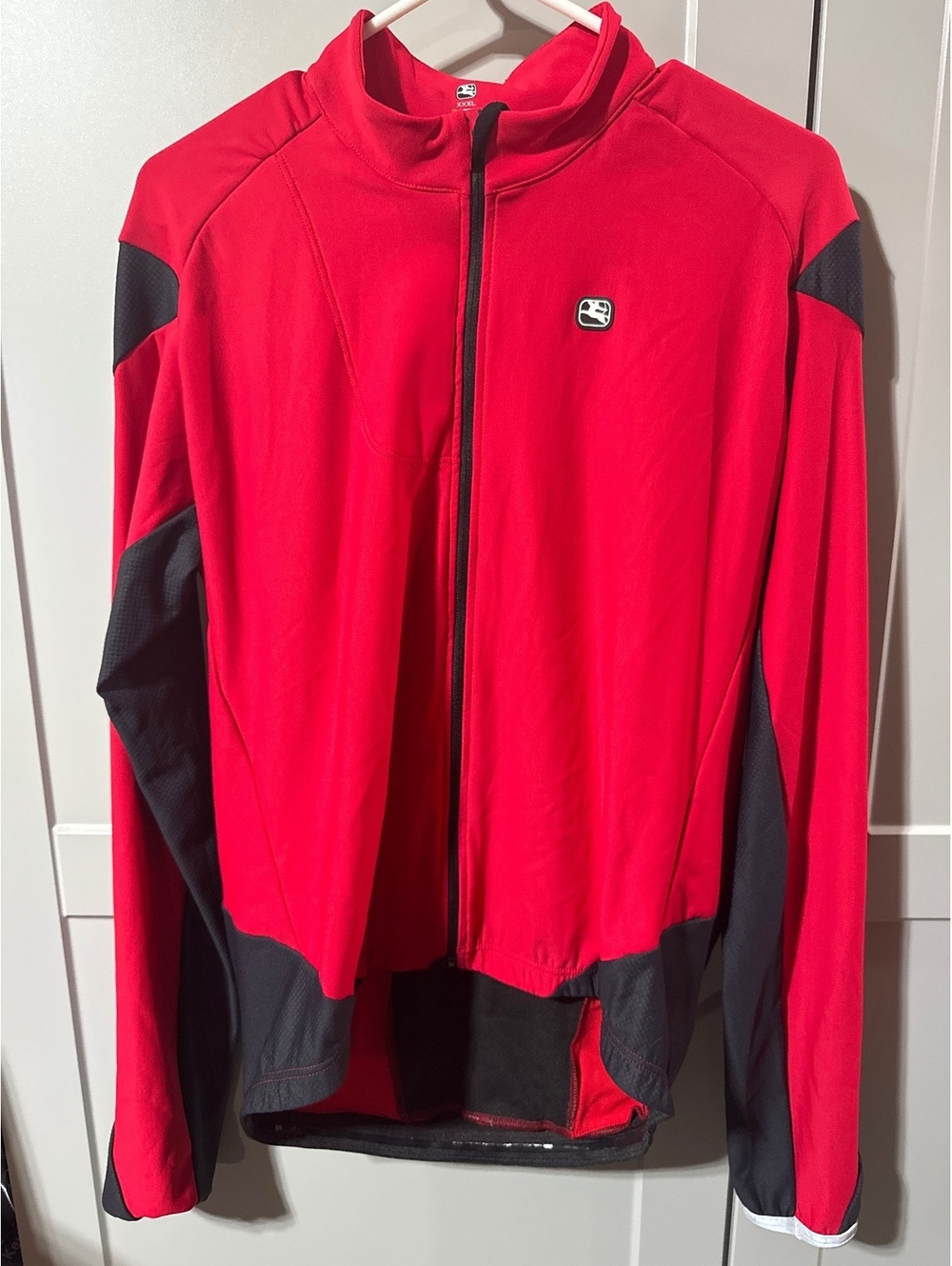 Giordana Red and Black Cycling Jacket 3XL Made in Italy